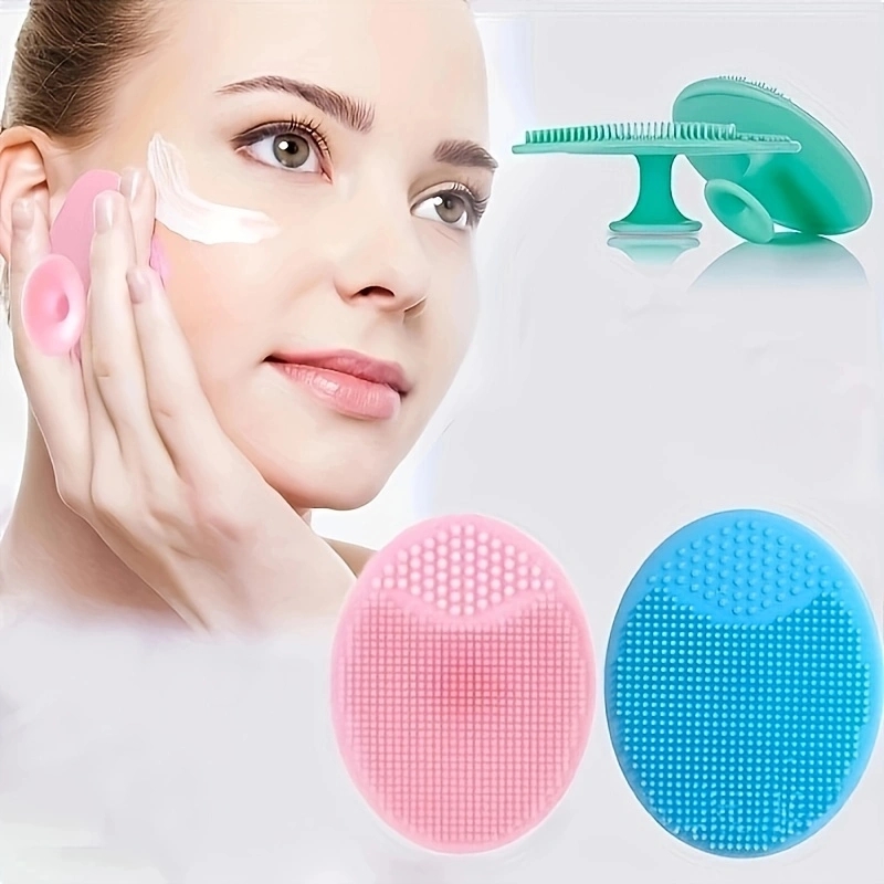 Silicone Face Scrubber Electric - Weiche Gesichtsreinigungswerkzeuge, Mitesserentferner, Öl-Lippenpeeling, Sicherer Doppelseitiger