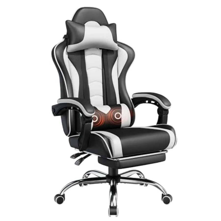 Gaming-Stuhl mit Fußstütze, Ma – Massage Bewertung und Preis