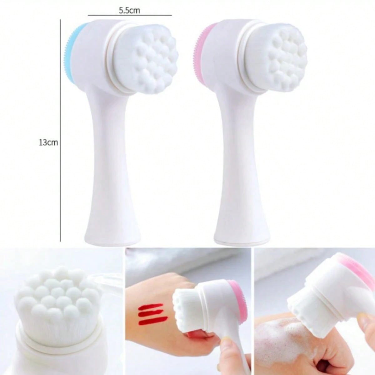 Doppelseitiger Gesichtsreinige – Silicone Face Scrubber Electric Bewertung und Preis